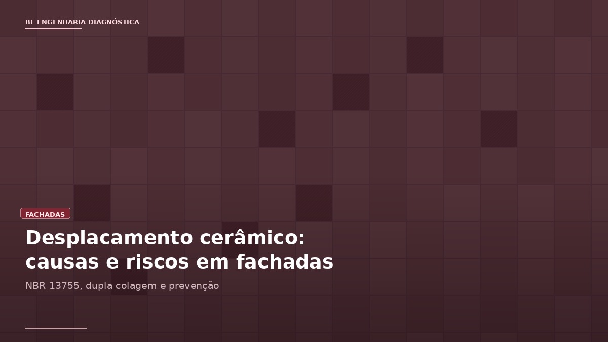 Capa do artigo sobre desplacamento cerâmico