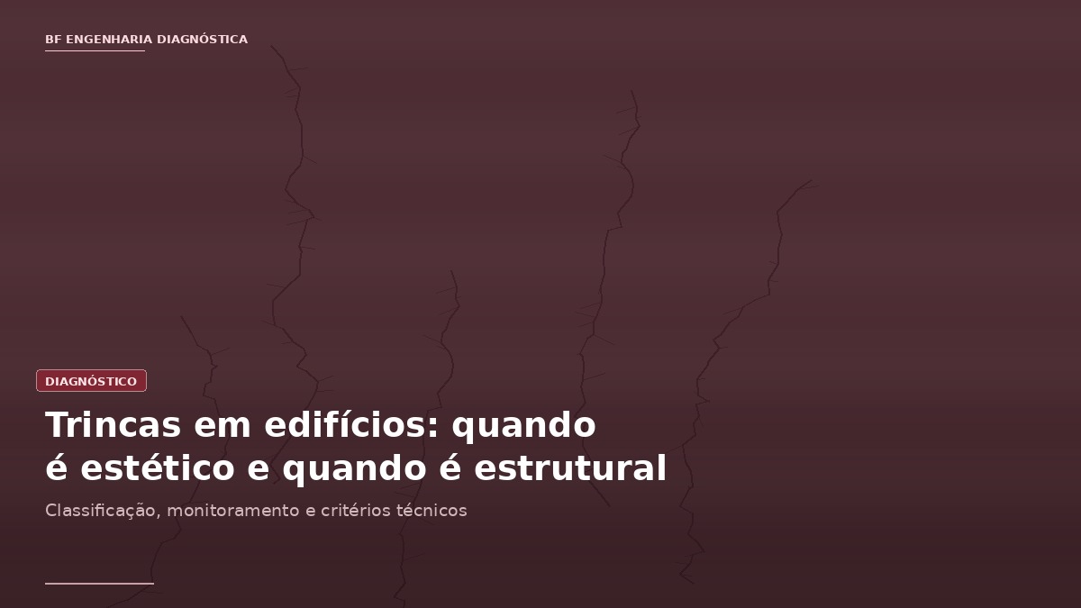 Capa do artigo sobre trincas em edifícios